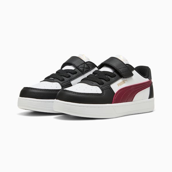 Sneakers pour enfants PUMA Caven 2.0, PUMA Black-Team Regal Red-PUMA White, extralarge